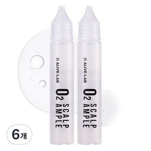 얼라이브랩 오투 스칼프 헤어 앰플, 6개, 25ml