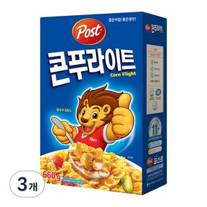 포스트 콘푸라이트 시리얼, 660g, 3개