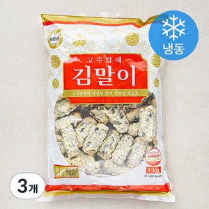 푸르온 고추잡채 김말이 (냉동), 1kg, 3개