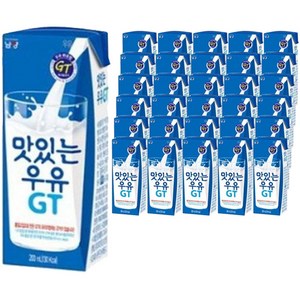 맛있는우유GT 멸균우유, 200ml, 72개