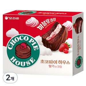 초코파이 하우스 딸기앤크림, 2개, 408g