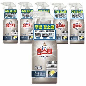 홈스타 바이럭스 주방용 세정제, 750ml, 6개