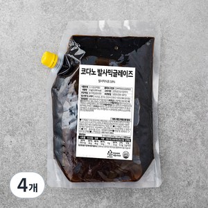 코다노 발사믹 글레이즈, 1kg, 4개