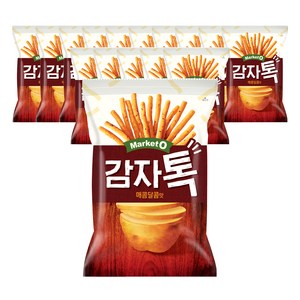 마켓오 감자톡 매콤달콤맛, 80g, 16개