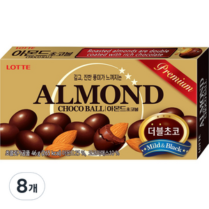 롯데웰푸드 아몬드 초코볼, 46g, 8개