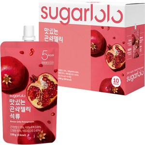 인테이크 슈가로로 맛있는 곤약젤리 석류, 150ml, 10개