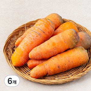 못생겨도 맛있는 세척당근, 1.5kg, 6개