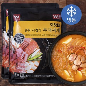 외갓집 송탄 서정리 부대찌개 (냉동), 1kg, 2개