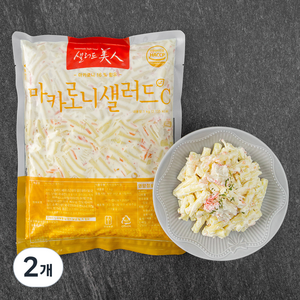 샐러드미인 마카로니샐러드C, 1kg, 2개