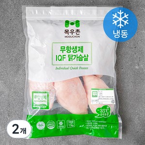 목우촌 무항생제 인증 IQF 닭가슴살 (냉동), 2개, 1kg