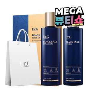 닥터지 블랙 스네일 토너 150ml + 에멀전 150ml 스페셜 선물세트, 1세트