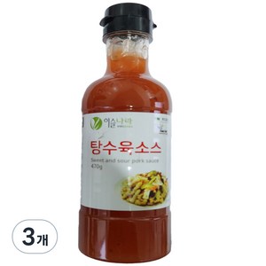 이슬나라 탕수육소스, 3개, 470g