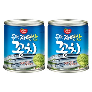 동원 자연산 꽁치 통조림, 230g, 2개