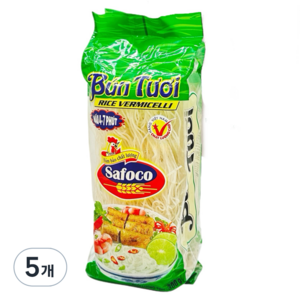 사포코 분토의 라이스 버미셀리 쌀국수면, 300g, 5개