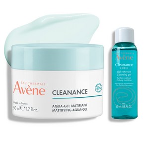 아벤느 클리낭스 아쿠아 수분크림 + 클리낭스 클렌징 젤 25ml, 50ml, 1개