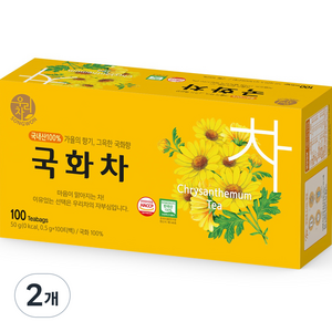 우리차 국화차 티백, 0.5g, 100개입, 2개