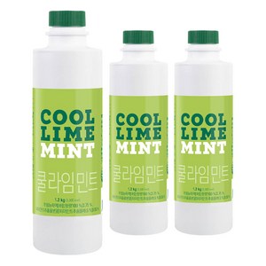스위트컵 쿨라임 민트 농축액, 3개, 1.2kg