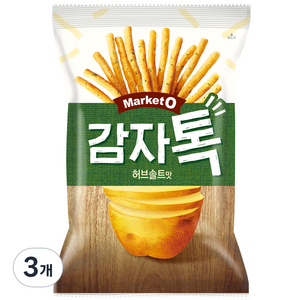 마켓오 감자톡 허브솔트맛, 136g, 3개