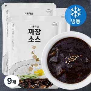 서울마님 짜장소스 (냉동), 300g, 9개