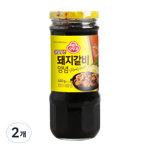 오뚜기 양념장 돼지갈비양념, 480g, 2개