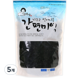 안옥남 자르고 씻어나온 간편미역, 300g, 5개