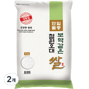 대한농산 2024년산 햅쌀 보약같은 철원오대쌀, 상등급, 5kg, 2개