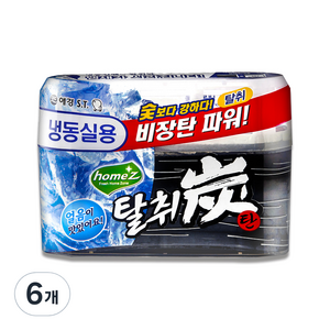 홈즈 탈취탄 냉동실용, 70g, 6개