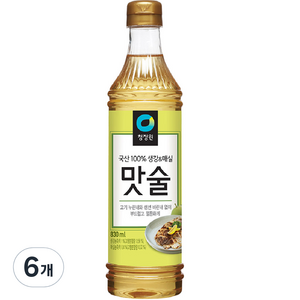 청정원 맛술, 6개, 830ml