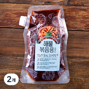 주비푸드 해물볶음용 소스, 500g, 2개