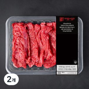 다맛나go 호주산 소고기 치마살 구이용 (냉장), 400g, 2개