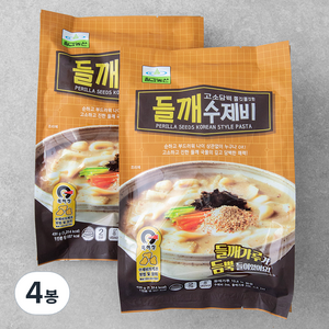 칠갑농산 들깨 수제비 2인분, 435g, 4봉