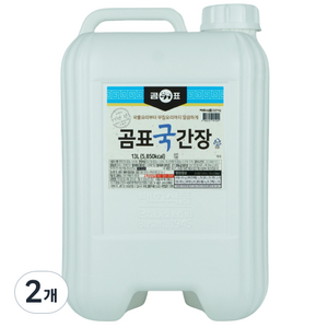 곰표 국간장, 13L, 2개