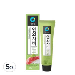 청정원 연와사비, 35g, 5개