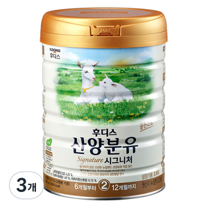 일동후디스 프리미엄 산양분유 2단계, 800g, 3개