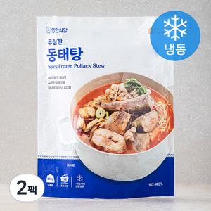 연안식당 푸짐한 동태탕 (냉동), 670g, 2팩