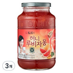 담터 허니 루비자몽, 1kg, 3개