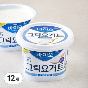 매일바이오 그릭요거트, 400g, 12개