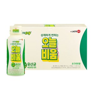 락토조이 오늘비움 유산균음료, 80ml, 10개