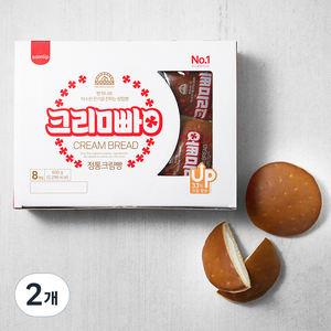 삼립 정통 크림빵 8개입, 600g, 2개