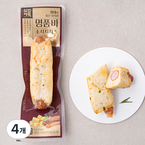 삼진어묵 명품바 소시지치즈, 4개, 95g