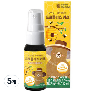 장인정신에브리데이 프로폴리스 키즈 영양제, 30ml, 5개