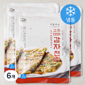 서울마님 고추 대파 감자전 반죽 (냉동), 250g, 6개