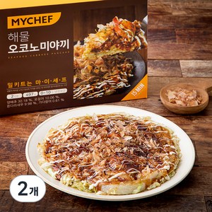 마이셰프 해물 오코노미야끼 2인분, 497g, 2개