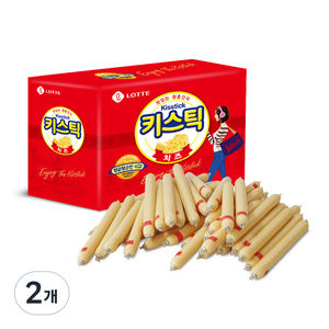 롯데웰푸드 키스틱 치즈맛 소시지, 1.5kg, 2개