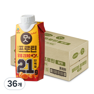 얼티브 프로틴 밤맛, 36개, 250ml