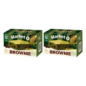 마켓오 브라우니 제주말차 12개입, 240g, 2개