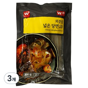 외갓집 넓은 당면 20, 300g, 3개