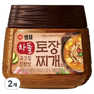 샘표 차돌 토장 찌개양념, 450g, 2개