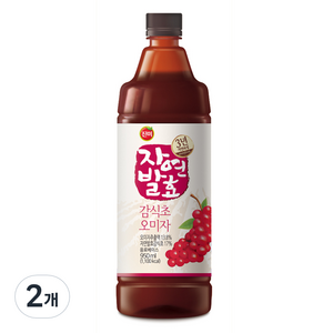 진미 3년숙성 자연발효 감식초 오미자, 950ml, 2개