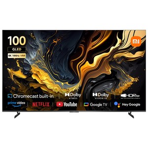 샤오미 4K UHD QLED Max 2025 디스플레이 스마트 TV, 254cm(100인치), L100MA-MAXEA, 스탠드형, 방문설치